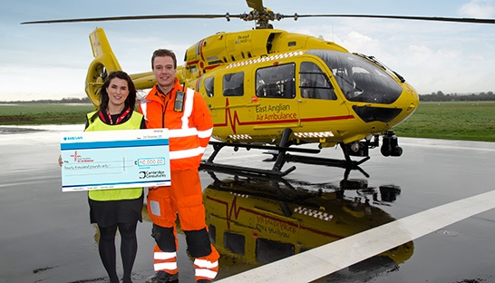 Cambridge Consultants supports East Anglian Air Ambulance